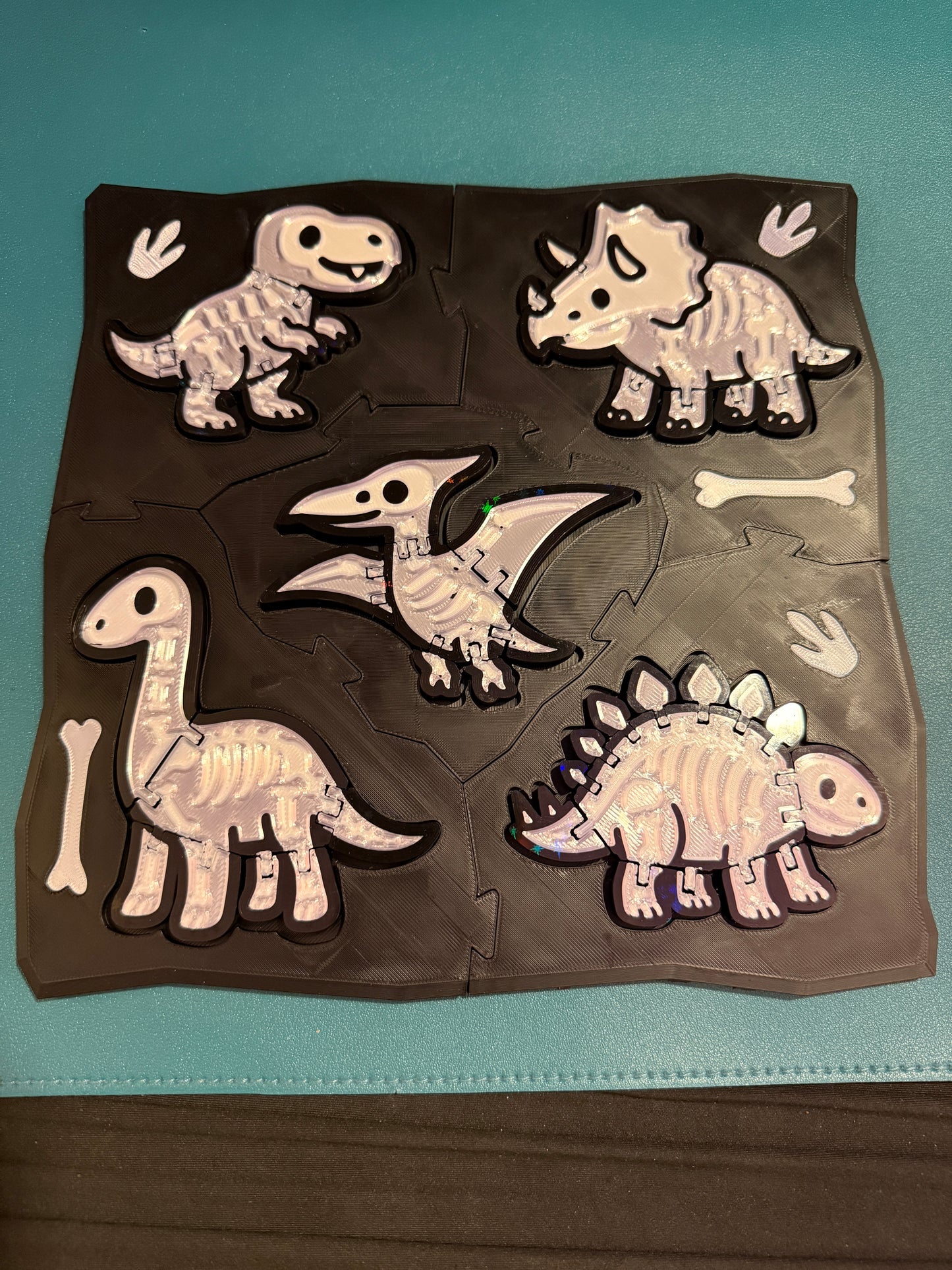 Kid’s 3D-Printed Dinosaur Flexi-Puzzle