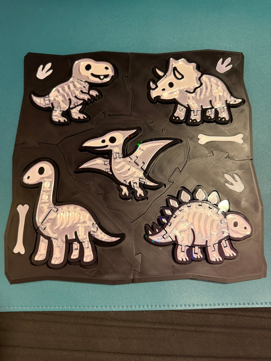 Kid’s 3D-Printed Dinosaur Flexi-Puzzle