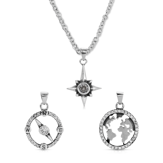 Around the World in 80 Days - Limited Edition - Necklace Charm Set