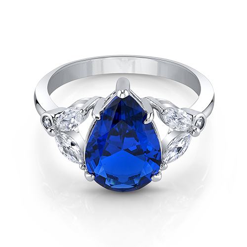 Sapphire Blue Classic Ring