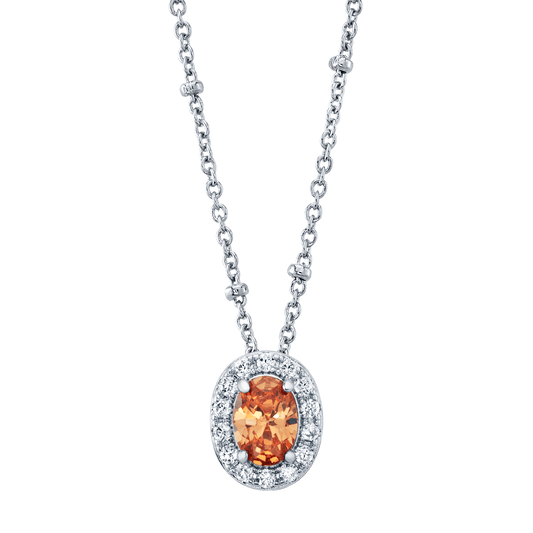 Topaz Birthstone Necklace